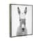 Stupell Industries Donkey Toilet Paper Funny Bathroom Floater Framed Art